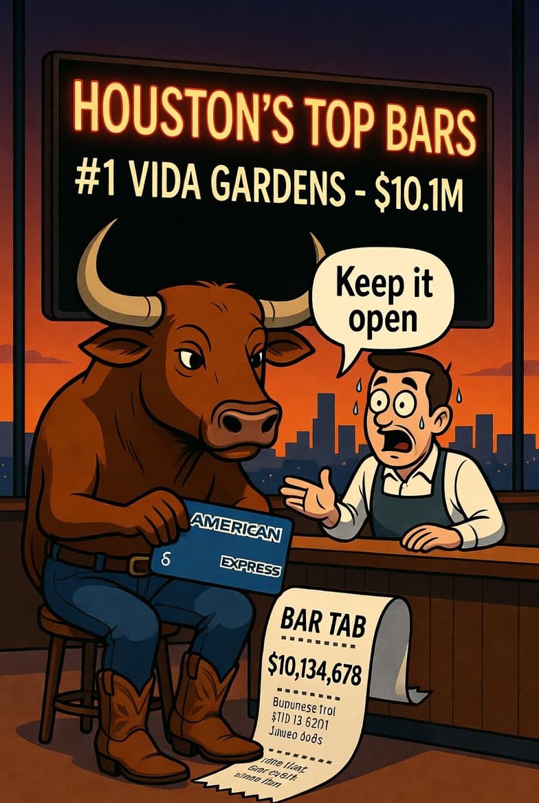 One Houston Bar Did $11.6M in Alcohol Sales Last Year — And It Didn't Even Exist in 2024
